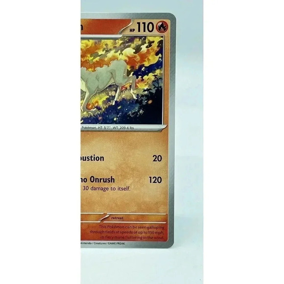 Rapidash‎ 027/162 Temporal Forces Non Holo Pokemon TCG Mint Unplayed - Picture 3 of 6